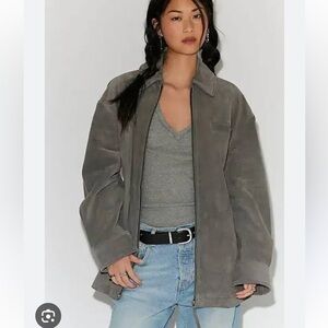 Free People Rosie real suede jacket